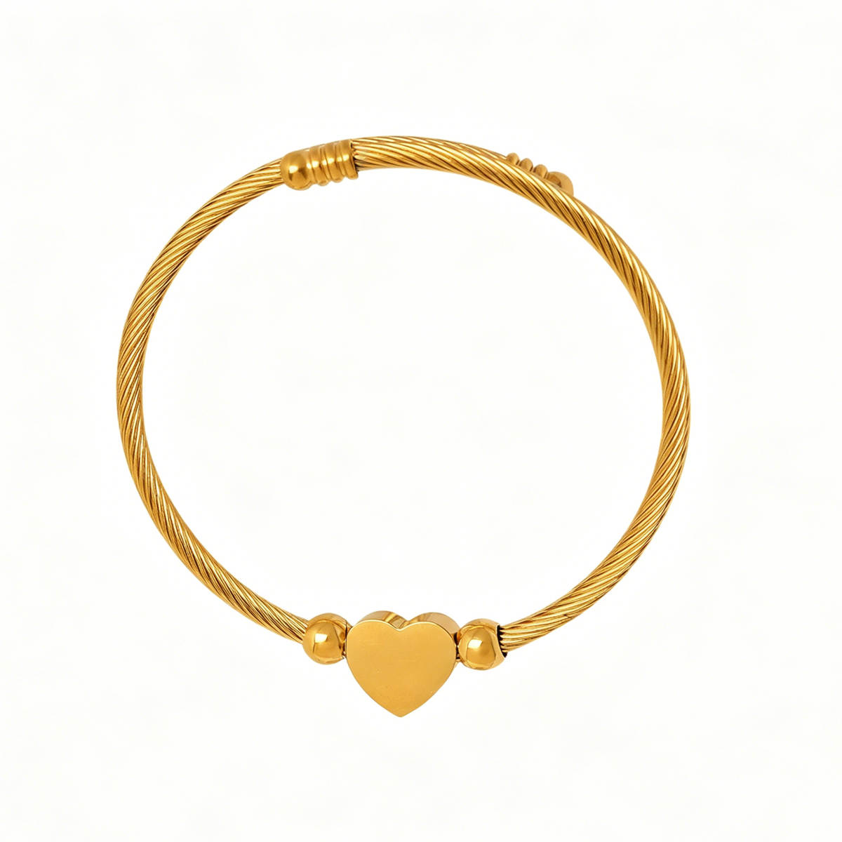 Amour Heart Cable Bracelet