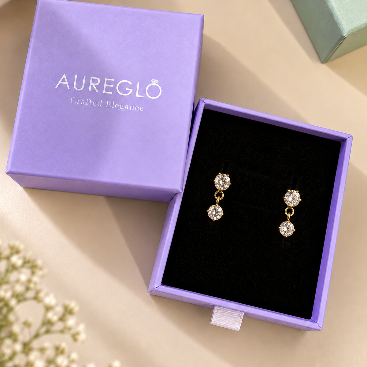 Solitaire Stud & Drop Earrings