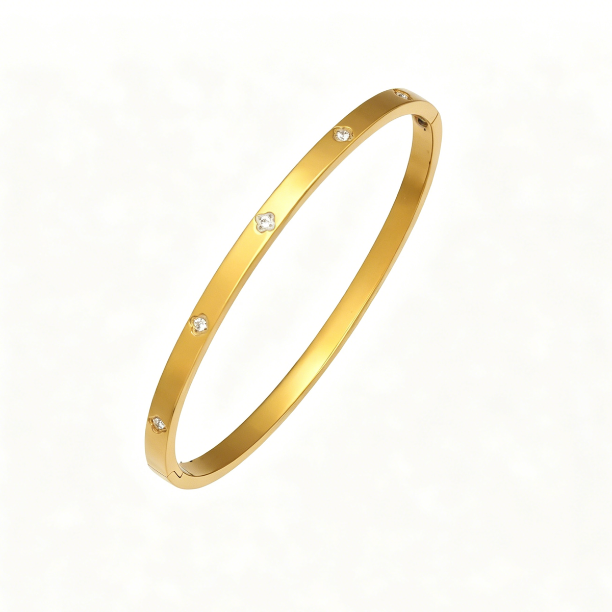Celeste Crystal Station Bangle