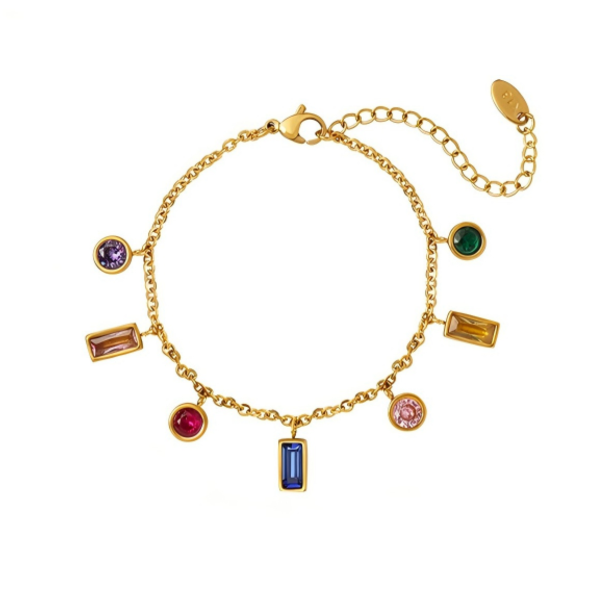 Prismatic Charm Station Bracelet