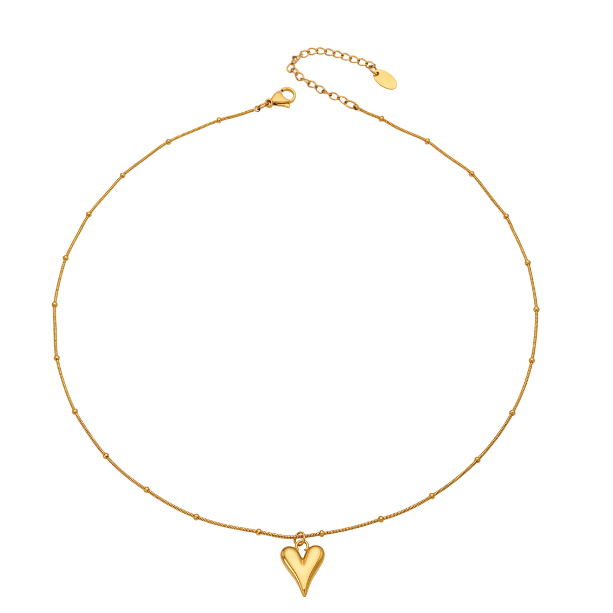 Auric Heart Whisper Pendant Necklace