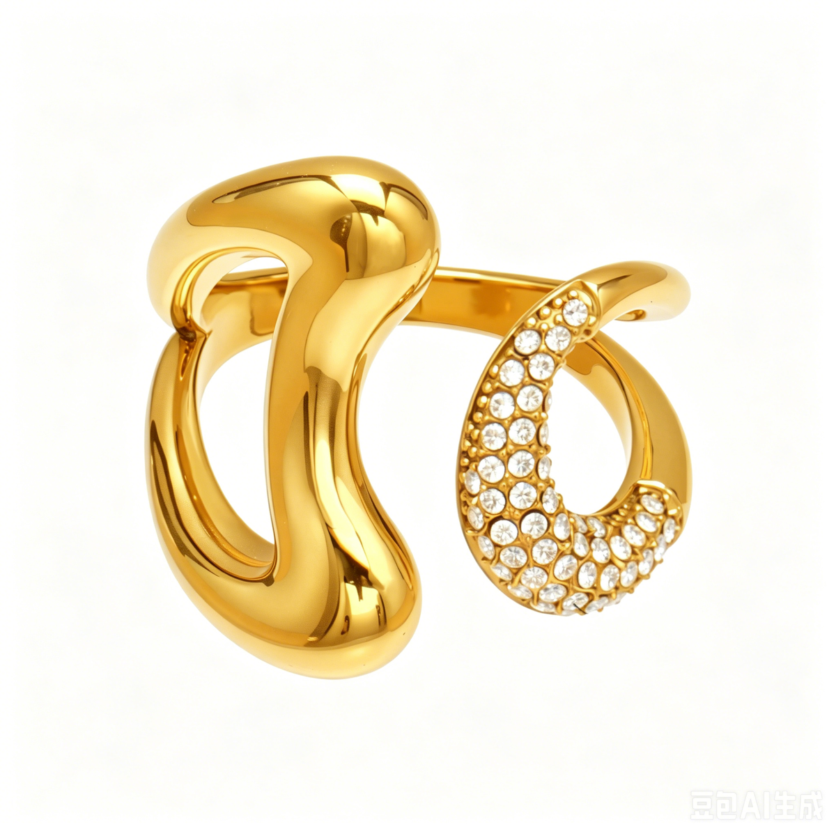 Dual Harmony Open Ring