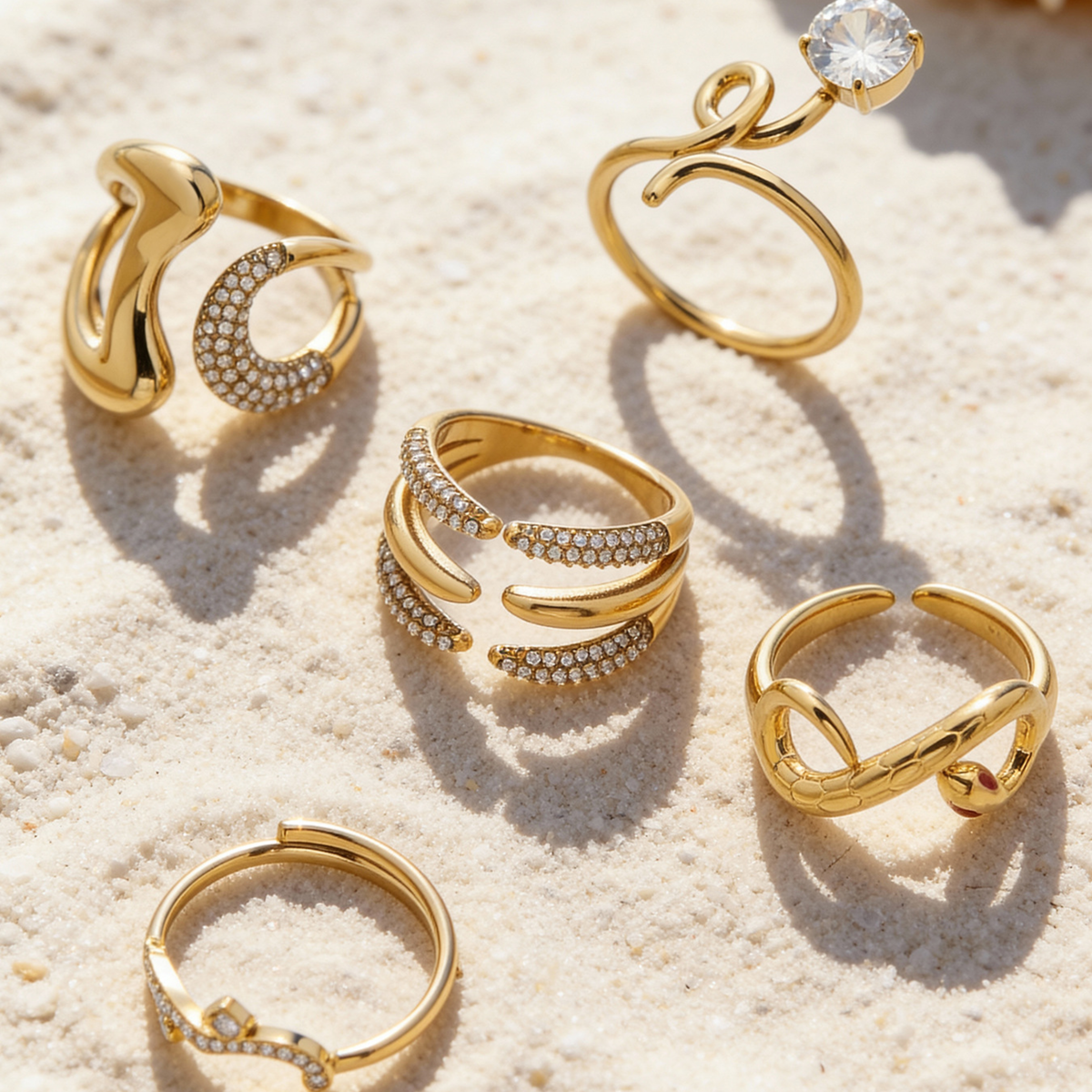 Dual Harmony Open Ring