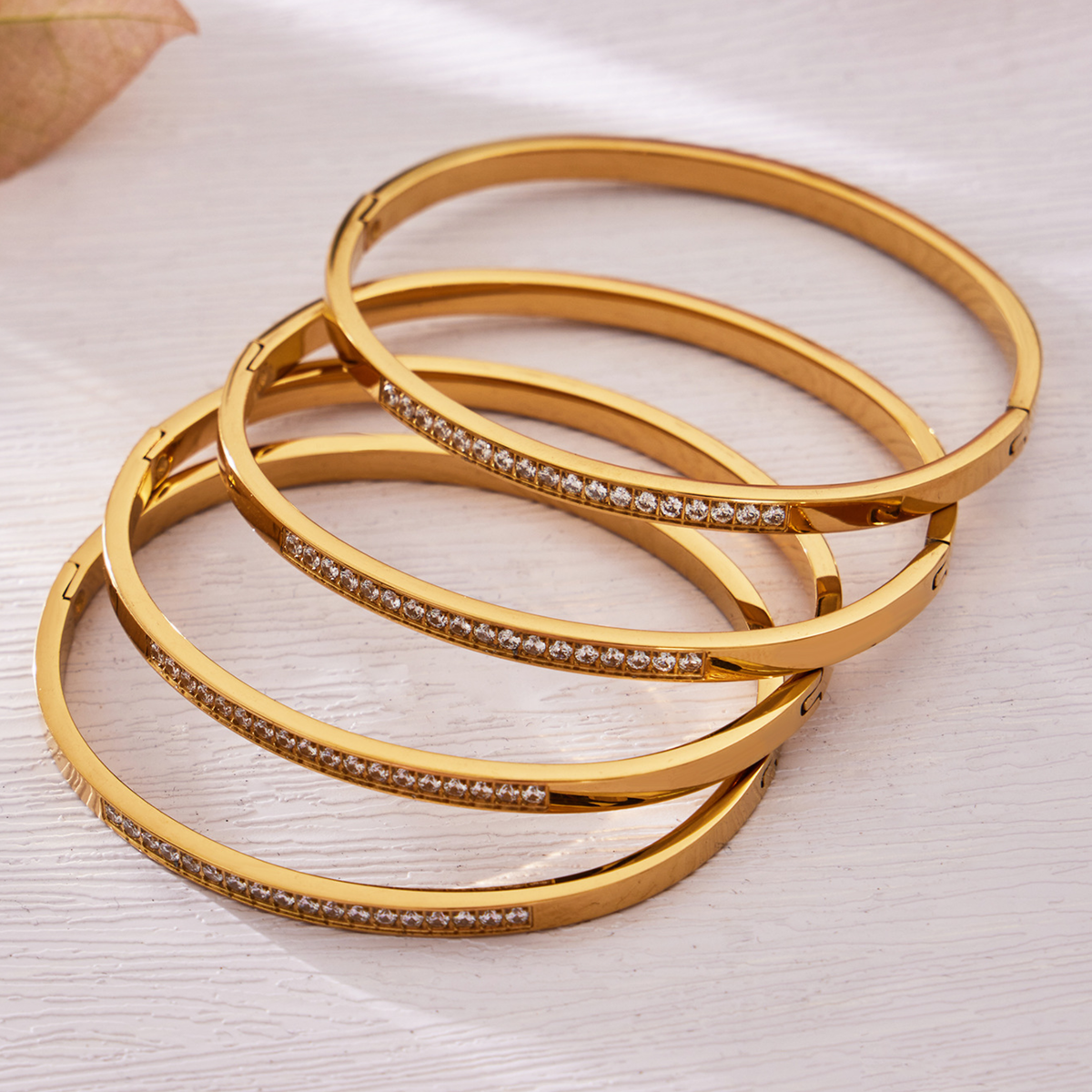 Aurora Pavé Elegance Bangle