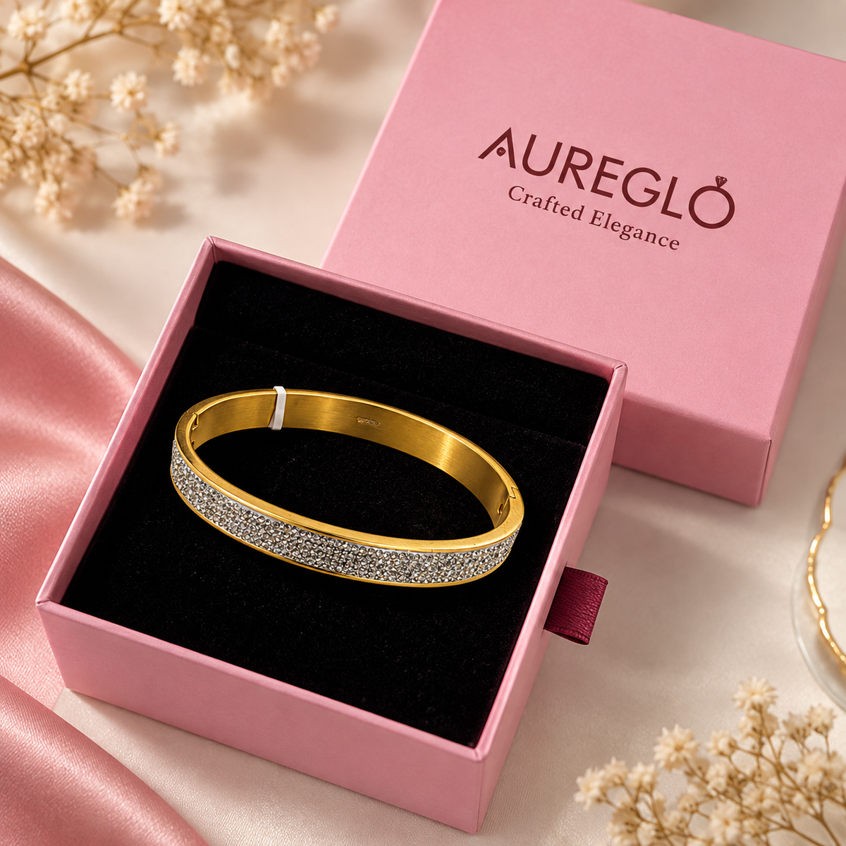 Pavé Crystal Band Bangle