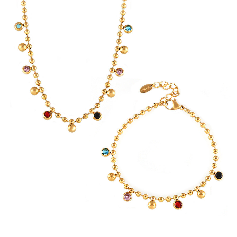 Multicolor Bead Bracelet