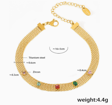 Twin Heart Embrace Bracelet