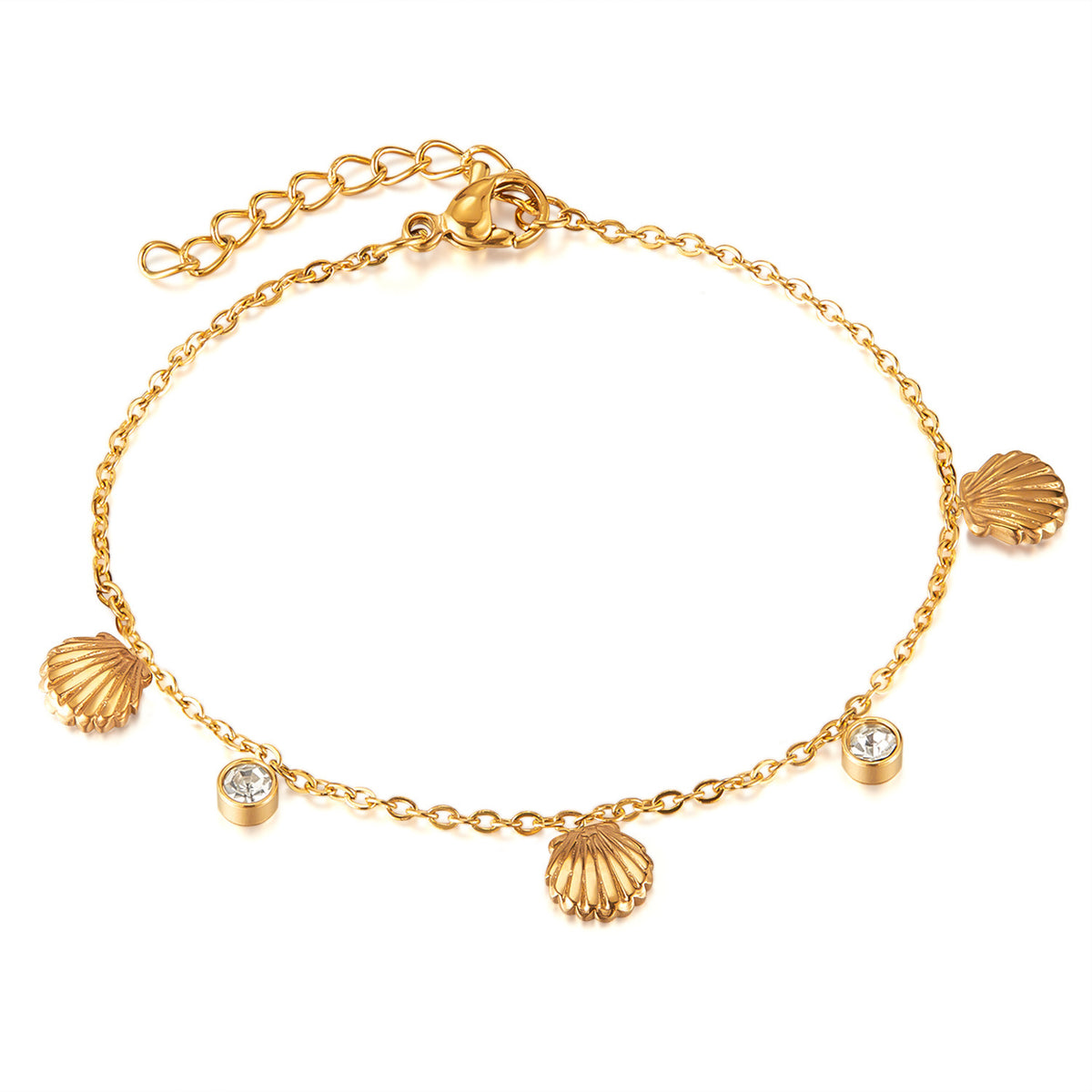 Marée Royale Shell Charm Bracelet