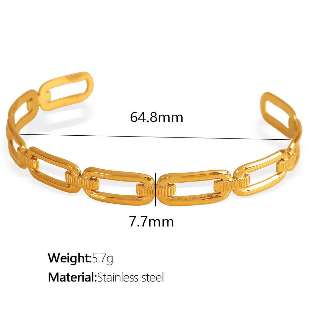 Maison Link Sculpted Cuff