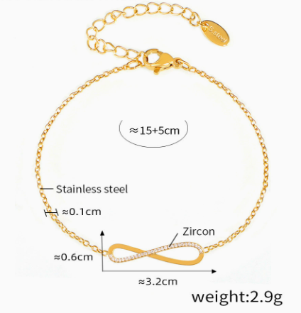 Éternité Pavé Infinity Bracelet