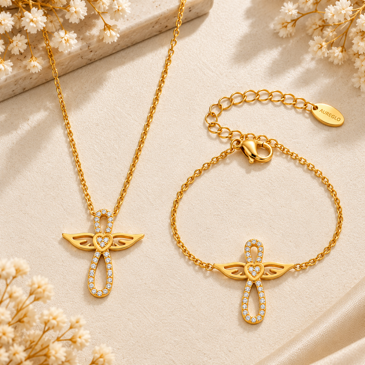 Celestial Angel Pendant Set