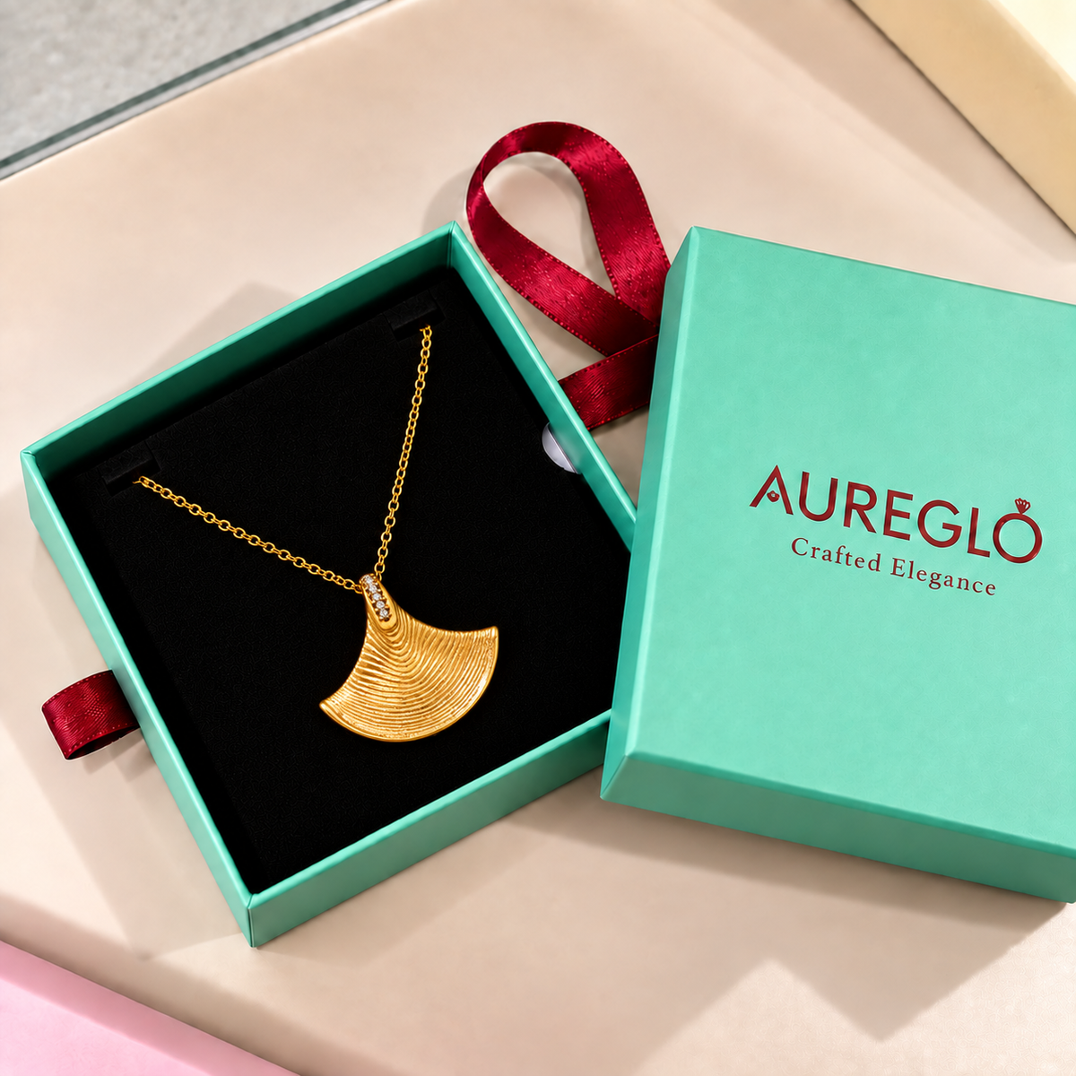 Silken Herringbone Necklace