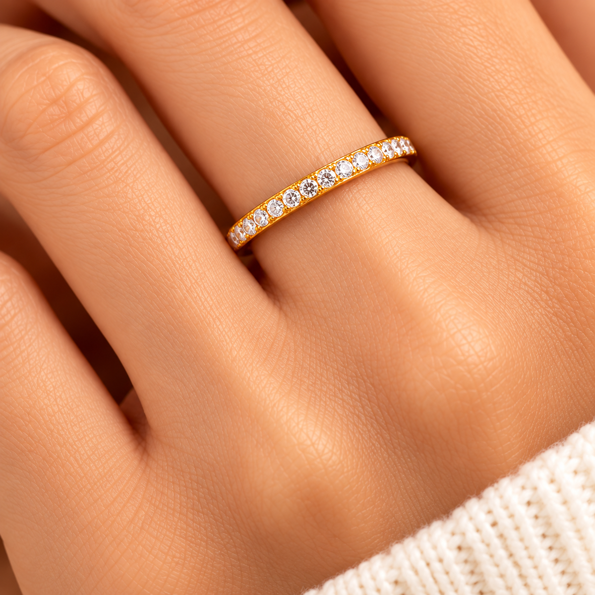 Celeste Pavé Eternity Ring
