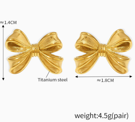 Belle Epoque Bow Studs