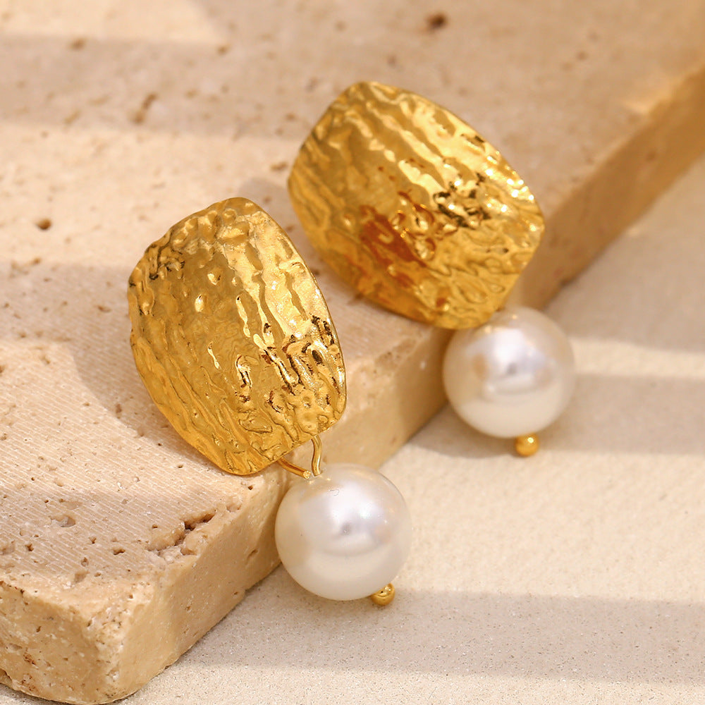 Eclat Pearl Hammered Drops