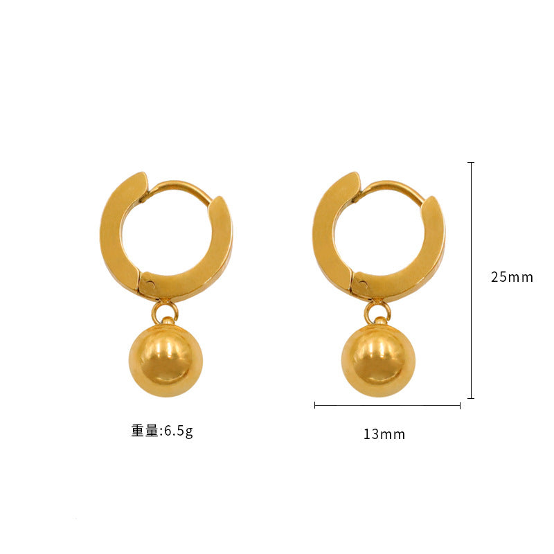Gilded Bell Drop Huggies