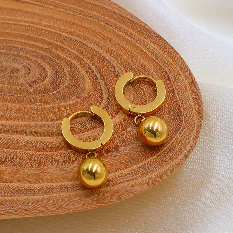 Gilded Bell Drop Huggies