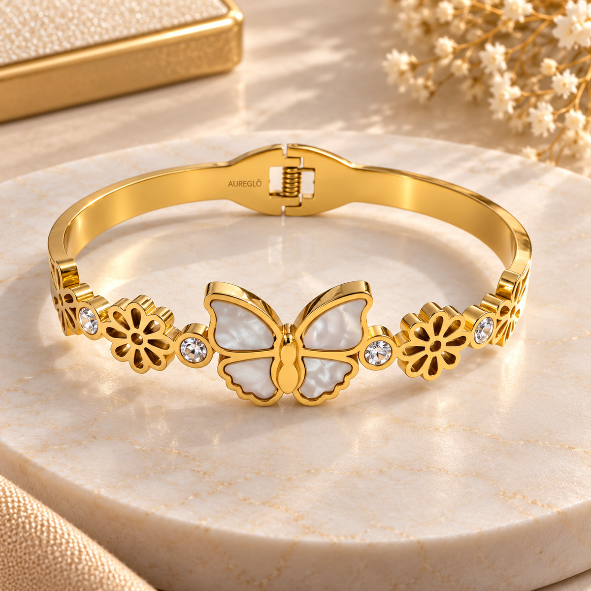 Butterfly Blossom Bangle