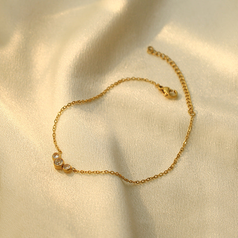 Trinity Orb Station Necklace