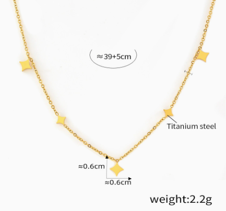 Étoile Geometric Station Necklace