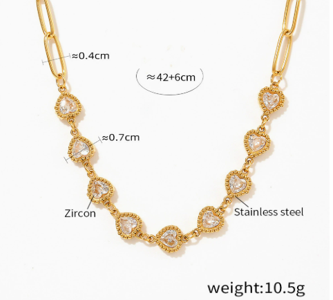 Rosette Riviera Link Necklace