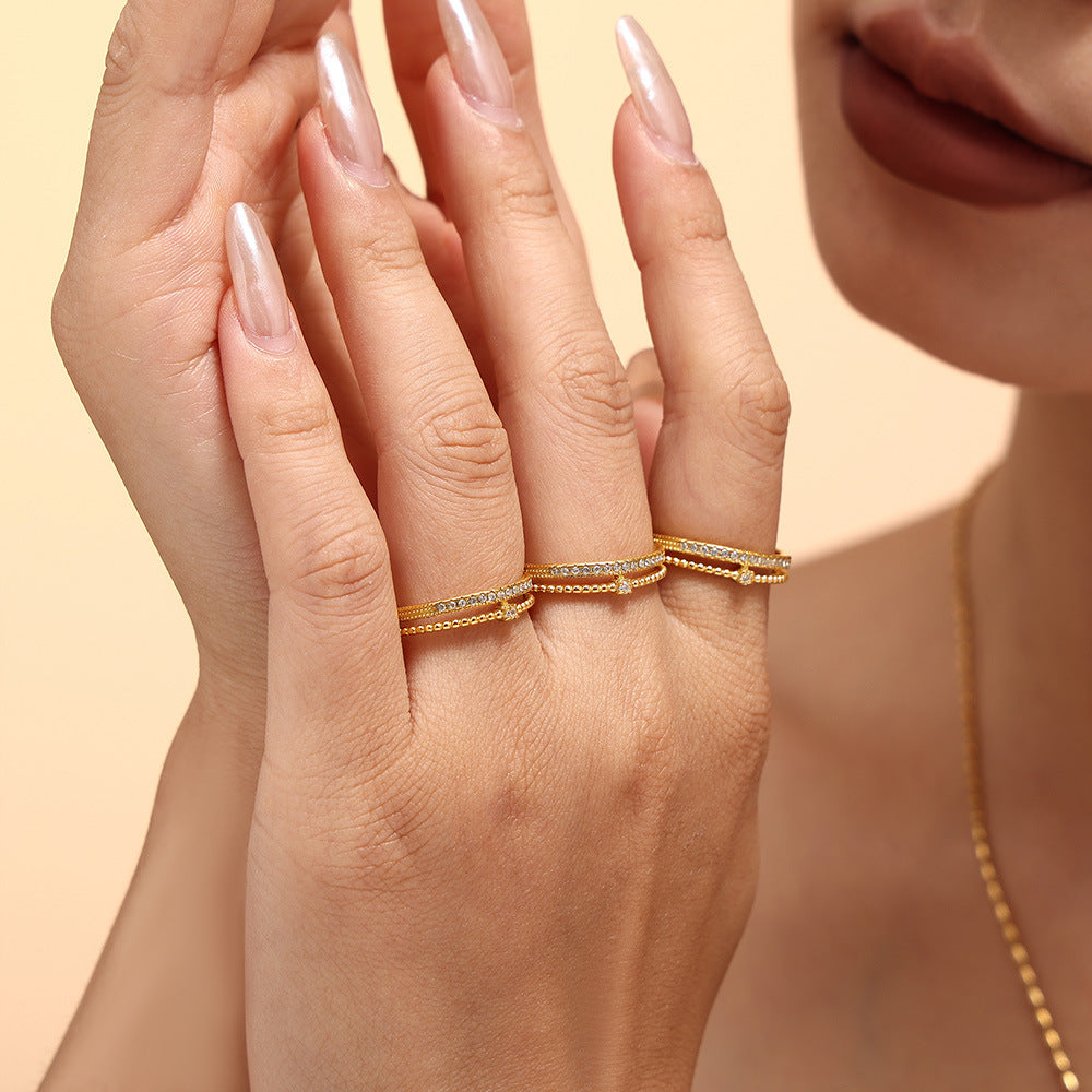 Arcadia Open Zircon Ring