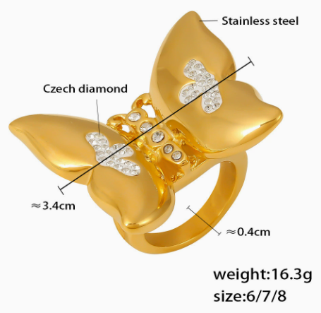 Papillon Grande Statement Ring