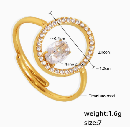 Halo Radiance Open Ring