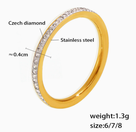 Celestial Edge Crystal Band