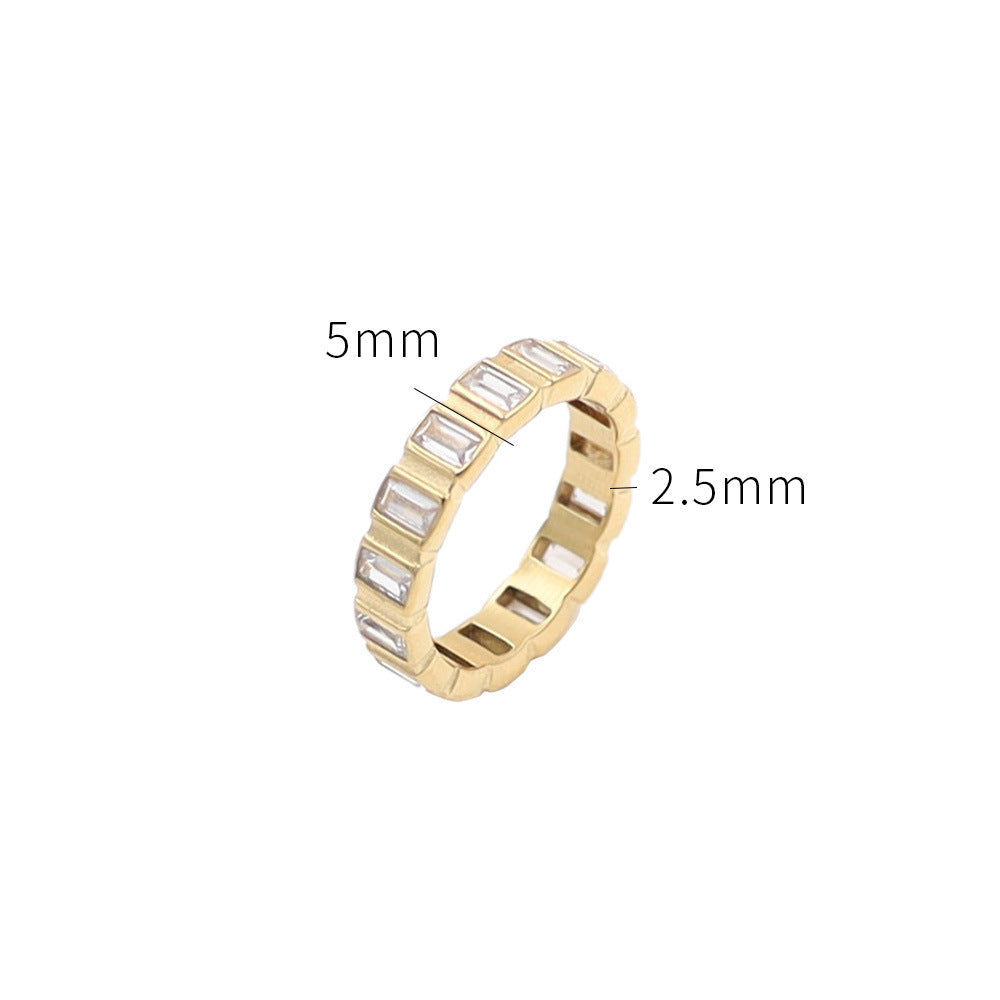 Maison Baguette Eternity Ring