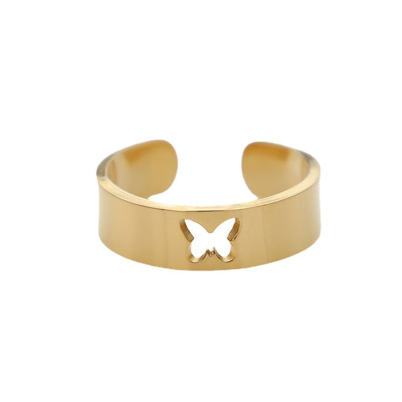 Papillon Cutout Cuff Ring