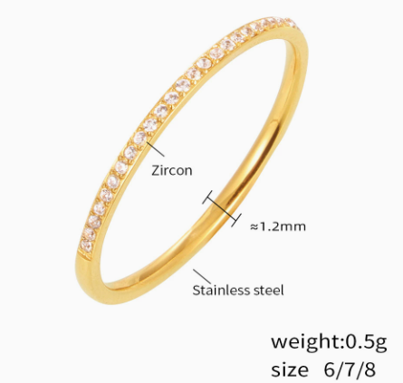 Celeste Pavé Eternity Ring