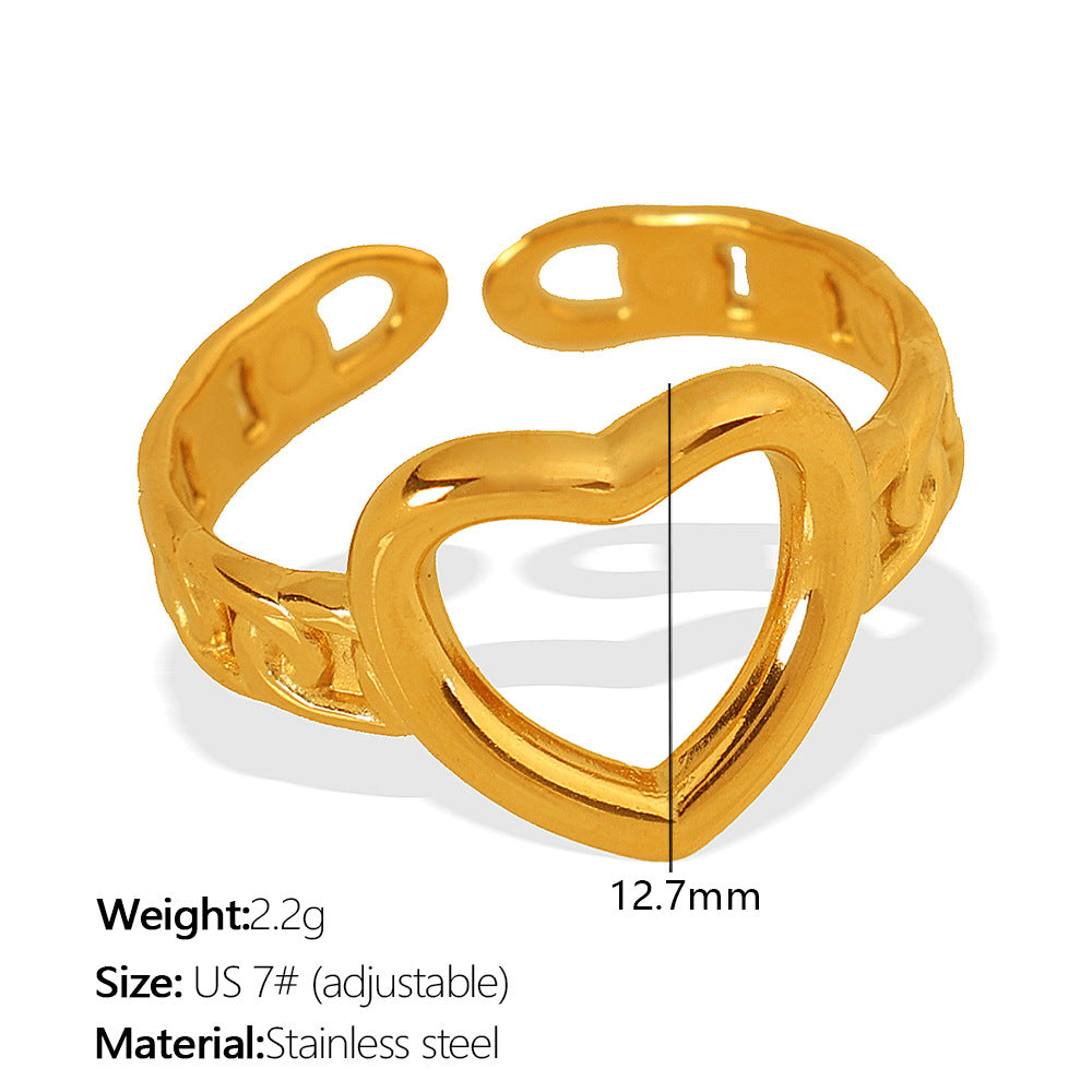 Coeur Libre Open Heart Ring