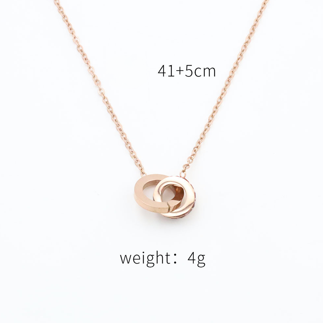 Interlocking Rings Necklace