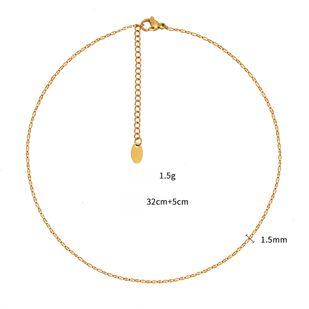 Élan Whisper-Fine Chain Necklace