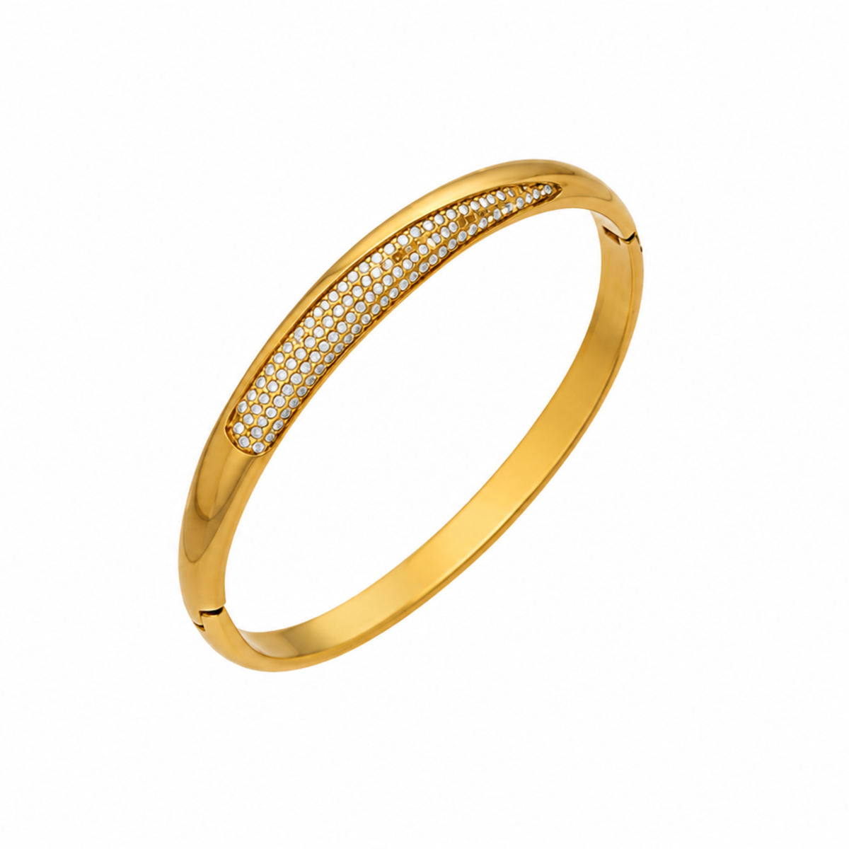 Radiant Crystal Line Bangle