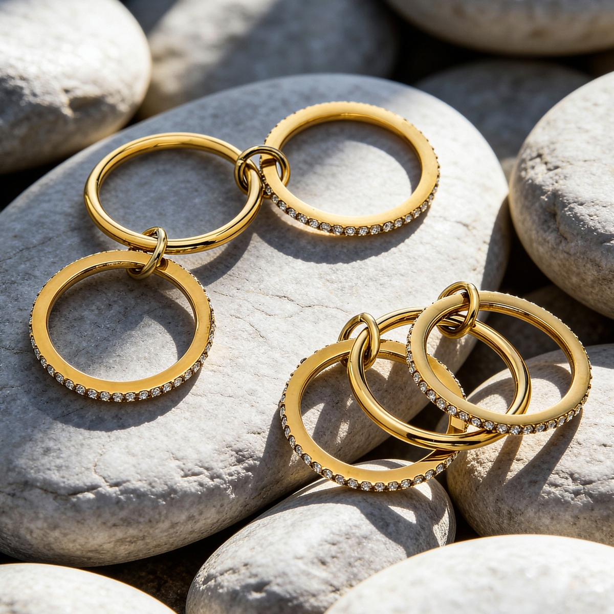 Infinity Crystal Wrap Ring