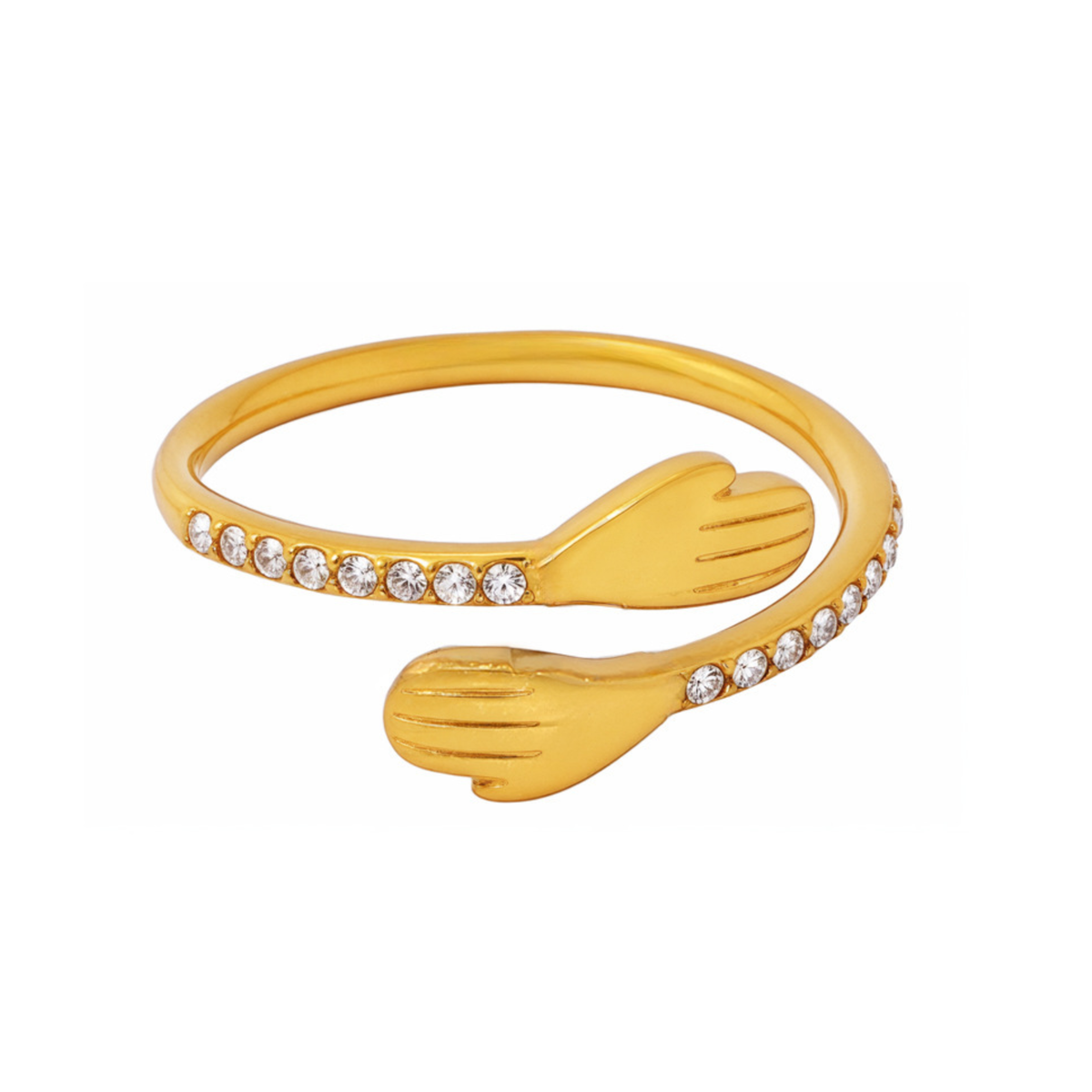 Golden Embrace Open Ring