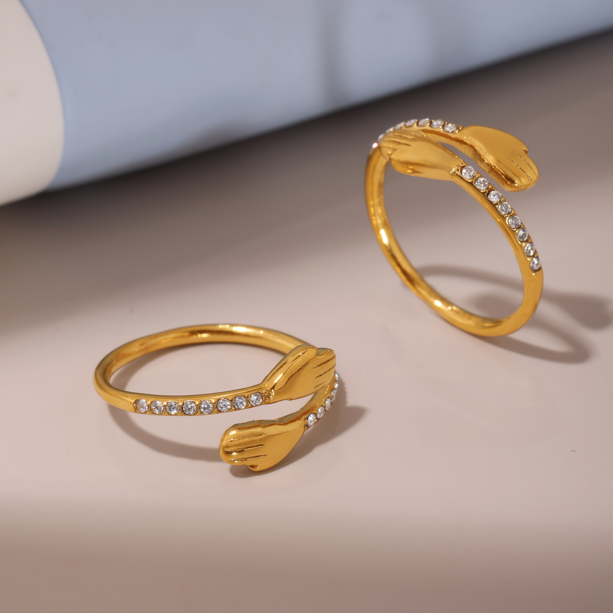 Golden Embrace Open Ring