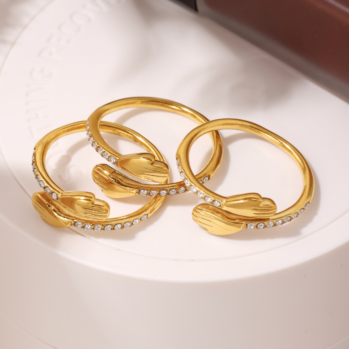 Golden Embrace Open Ring