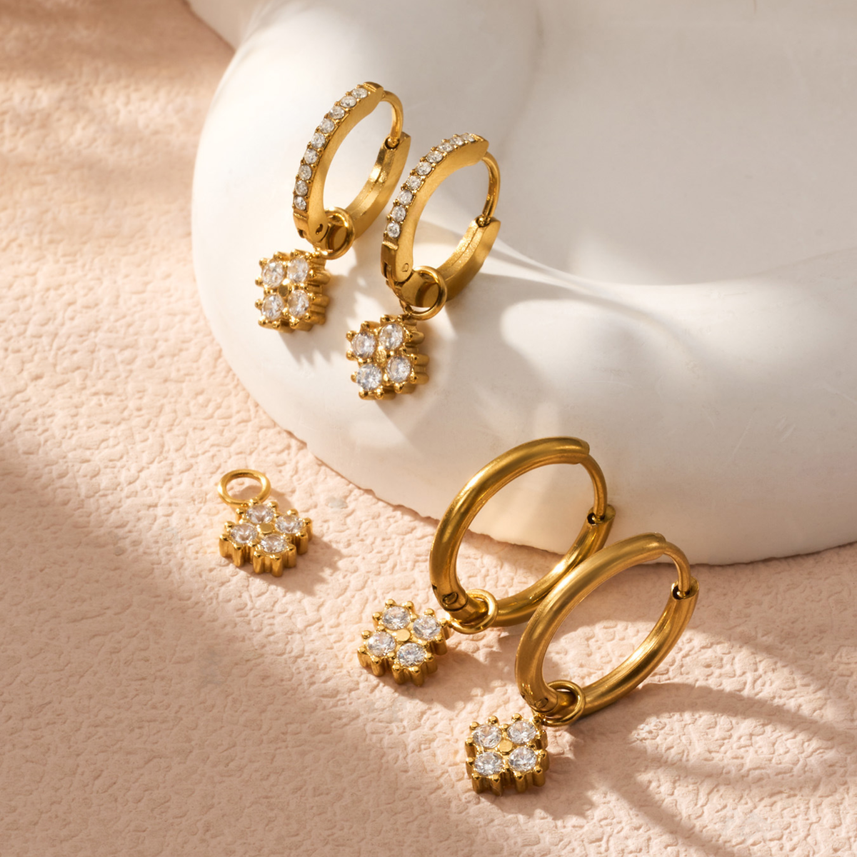 Celeste Butterfly Stud Earrings