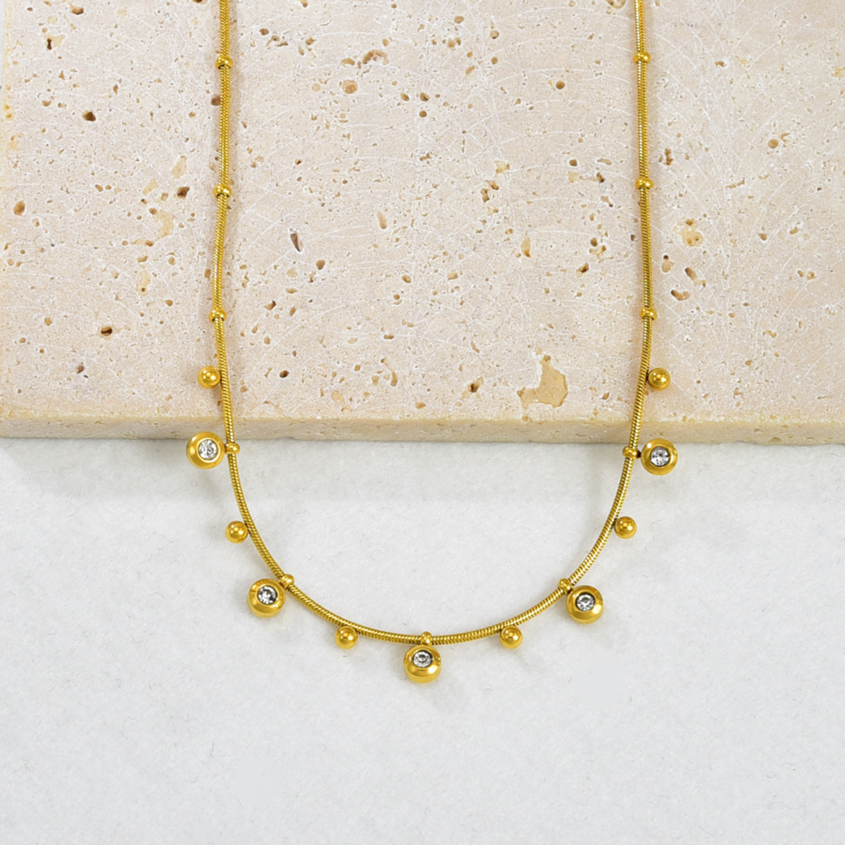 Celestial Spark Station Necklace