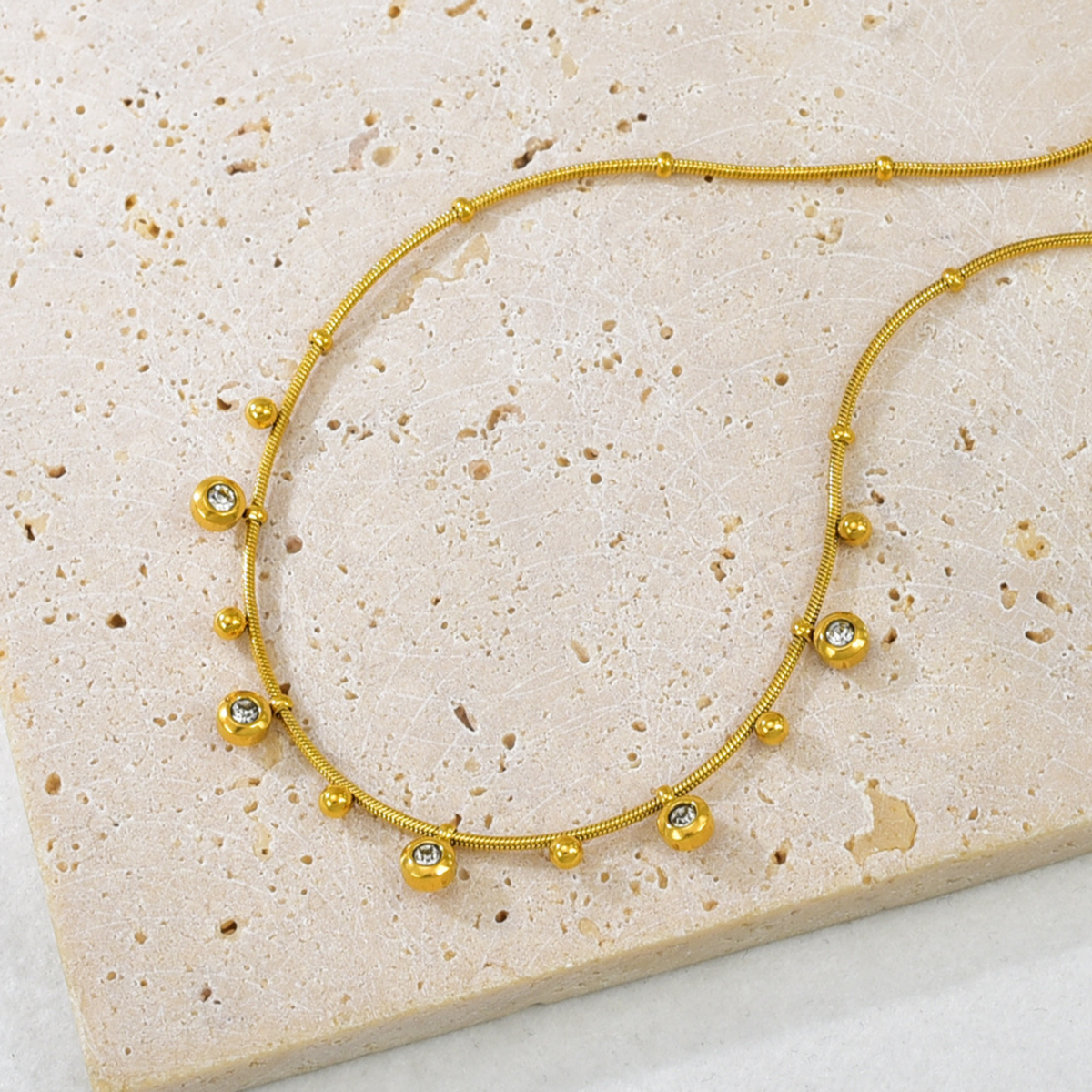 Celestial Spark Station Necklace