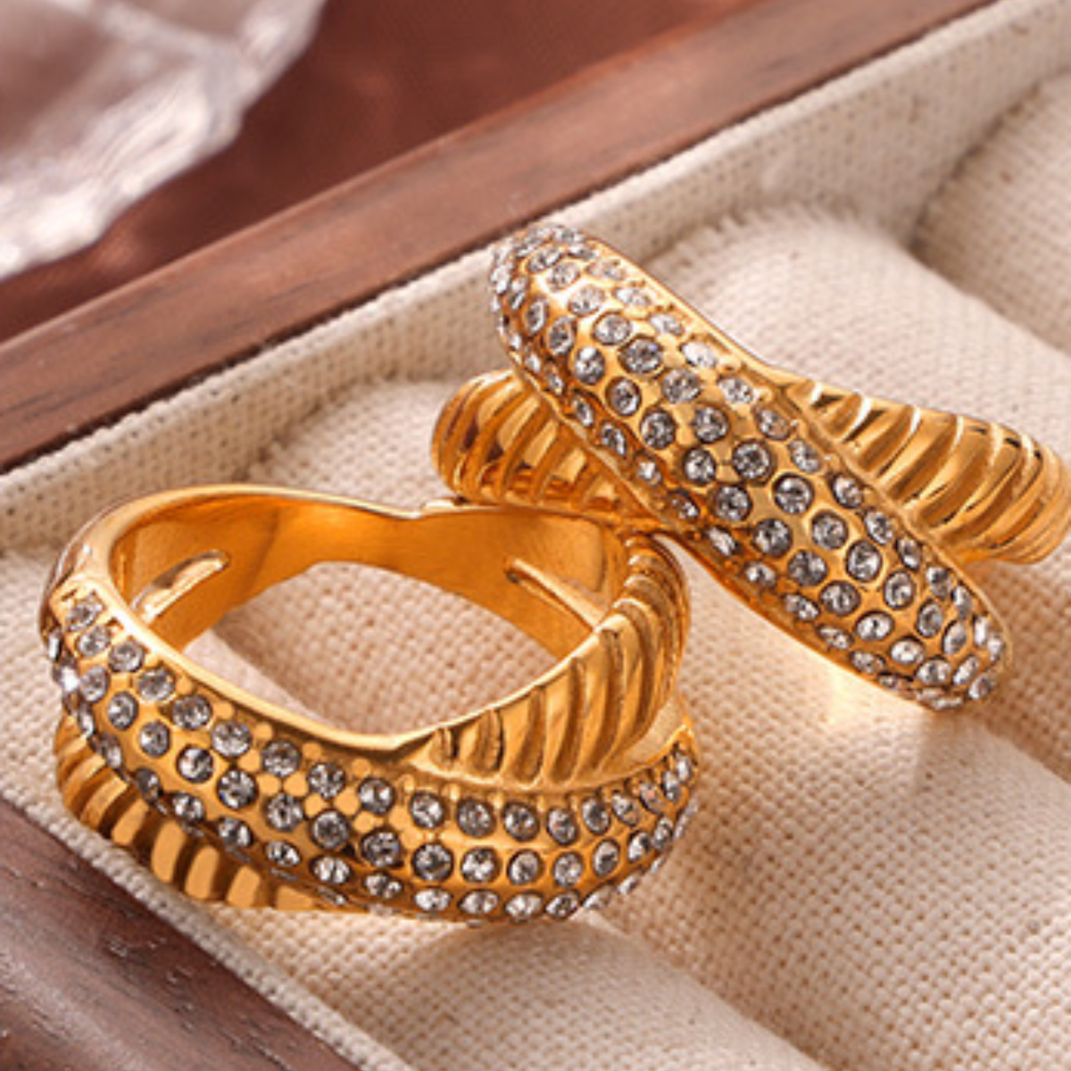 Royal Crest Pavé Ring