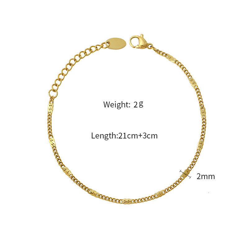 Classic Figaro Chain Bracelet