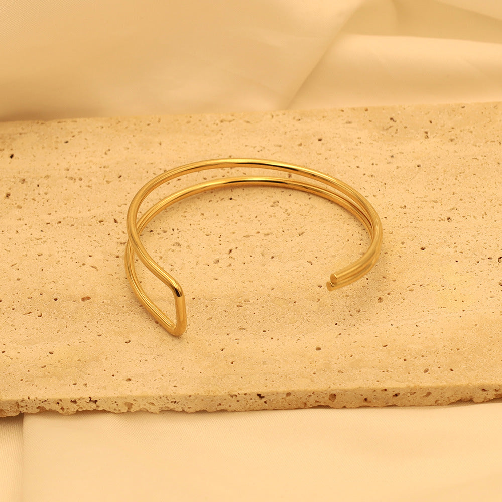 Triple Curve Open Cuff