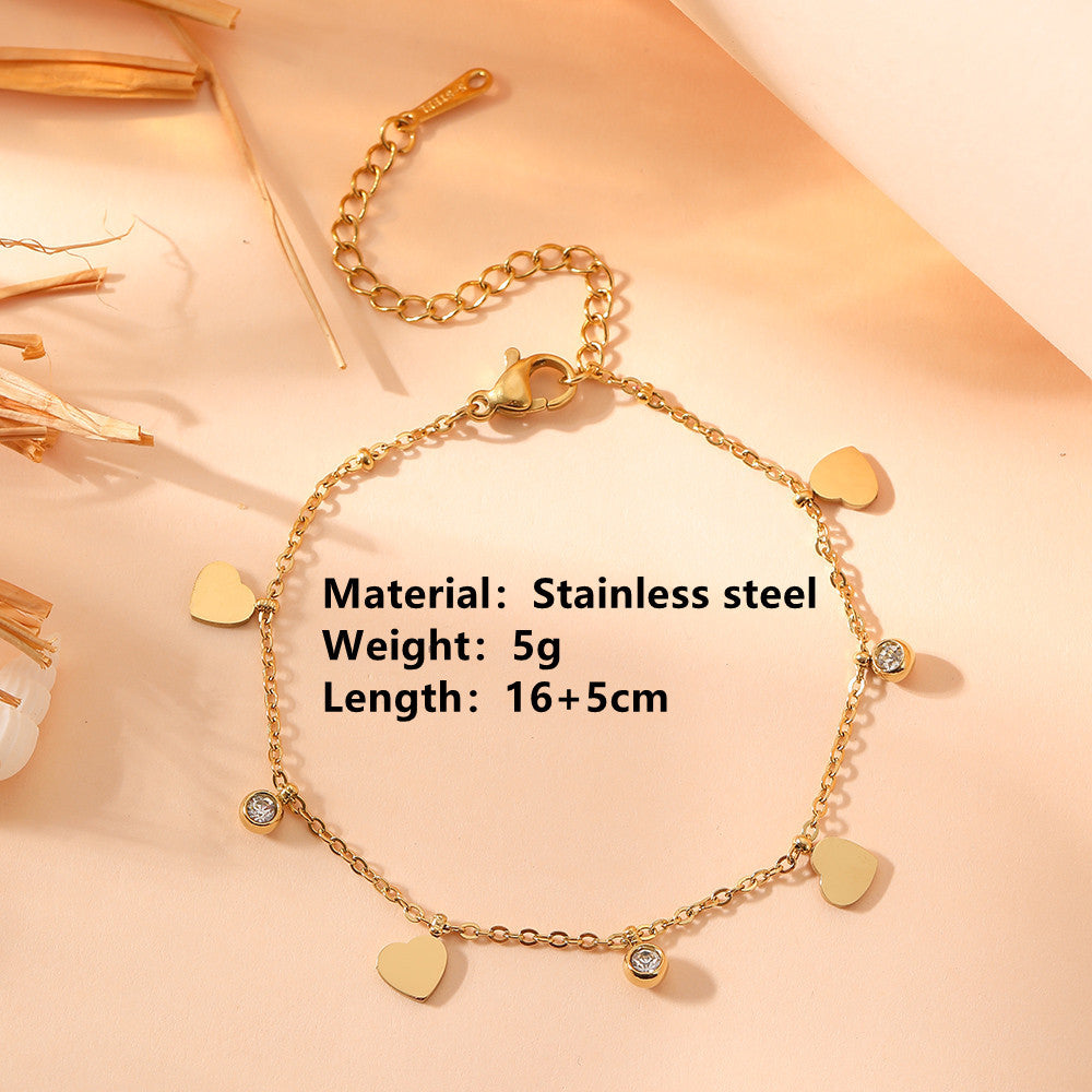 Midnight Bloom Layered Bracelet