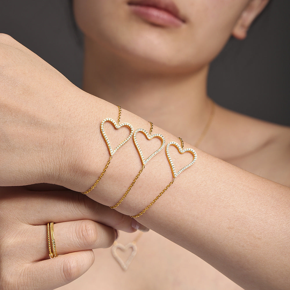 Coeur Lumière Open-Heart Bracelet