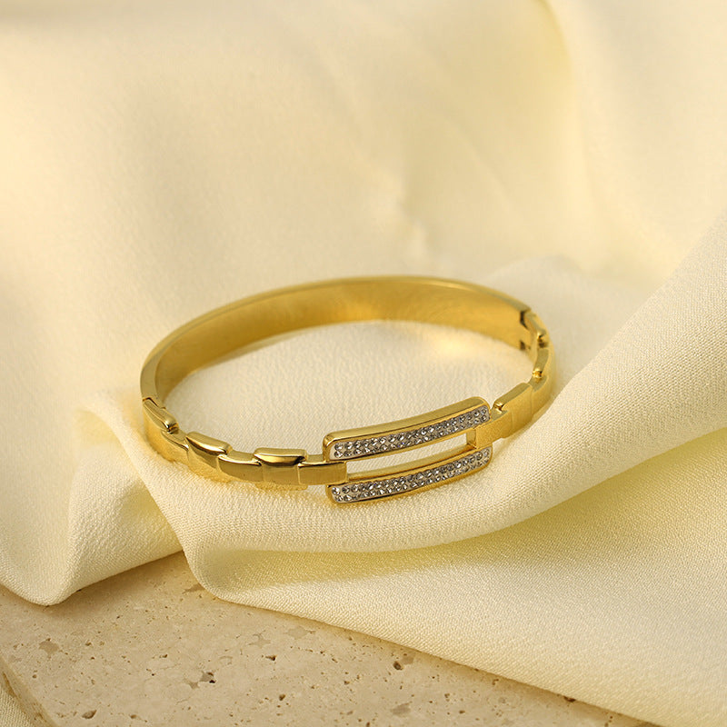 Éclat Duo Crystal Bar Bangle