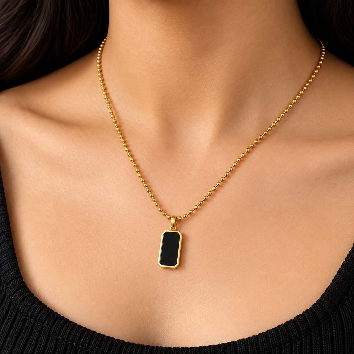 Noir Edge Necklace